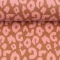 Preview: 50x70 cm Zuschnitt Kunstleder Happy Collection Leo Terracotta/Lachs by Cherry Picking von Swafing